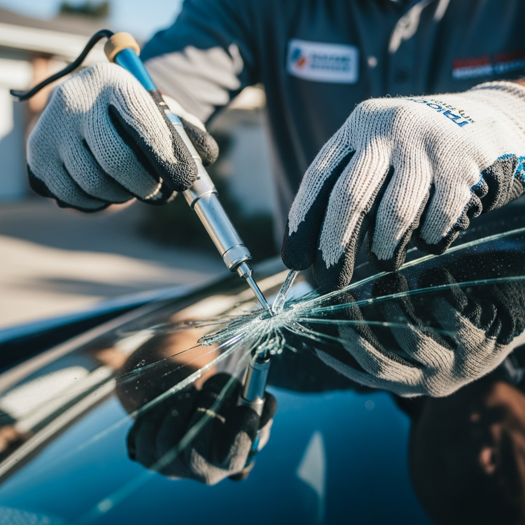 Réparation de pare-brise avec Wash & Glass