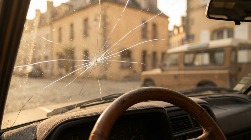 Impact sur votre pare-brise : que faire en urgence ?