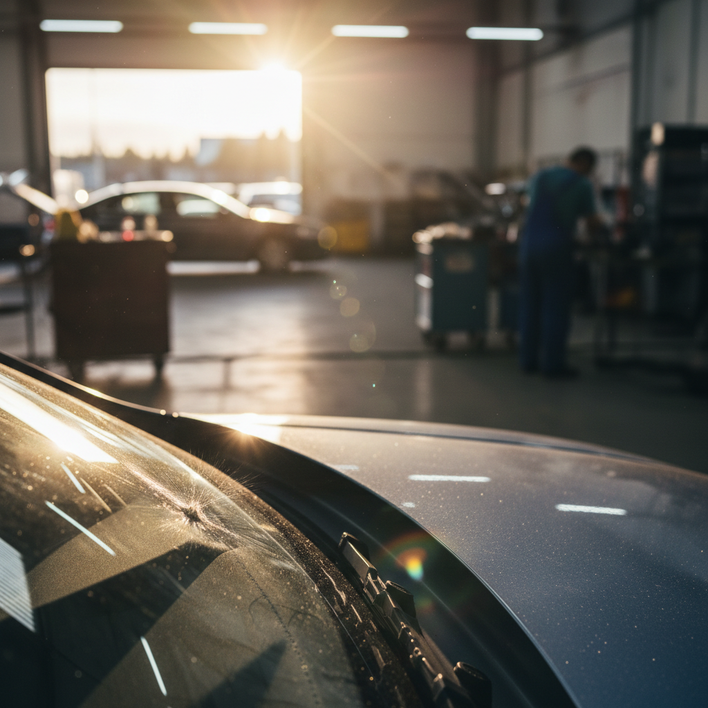 Petit impact sur le pare-brise : faut-il réparer ou ignorer ?