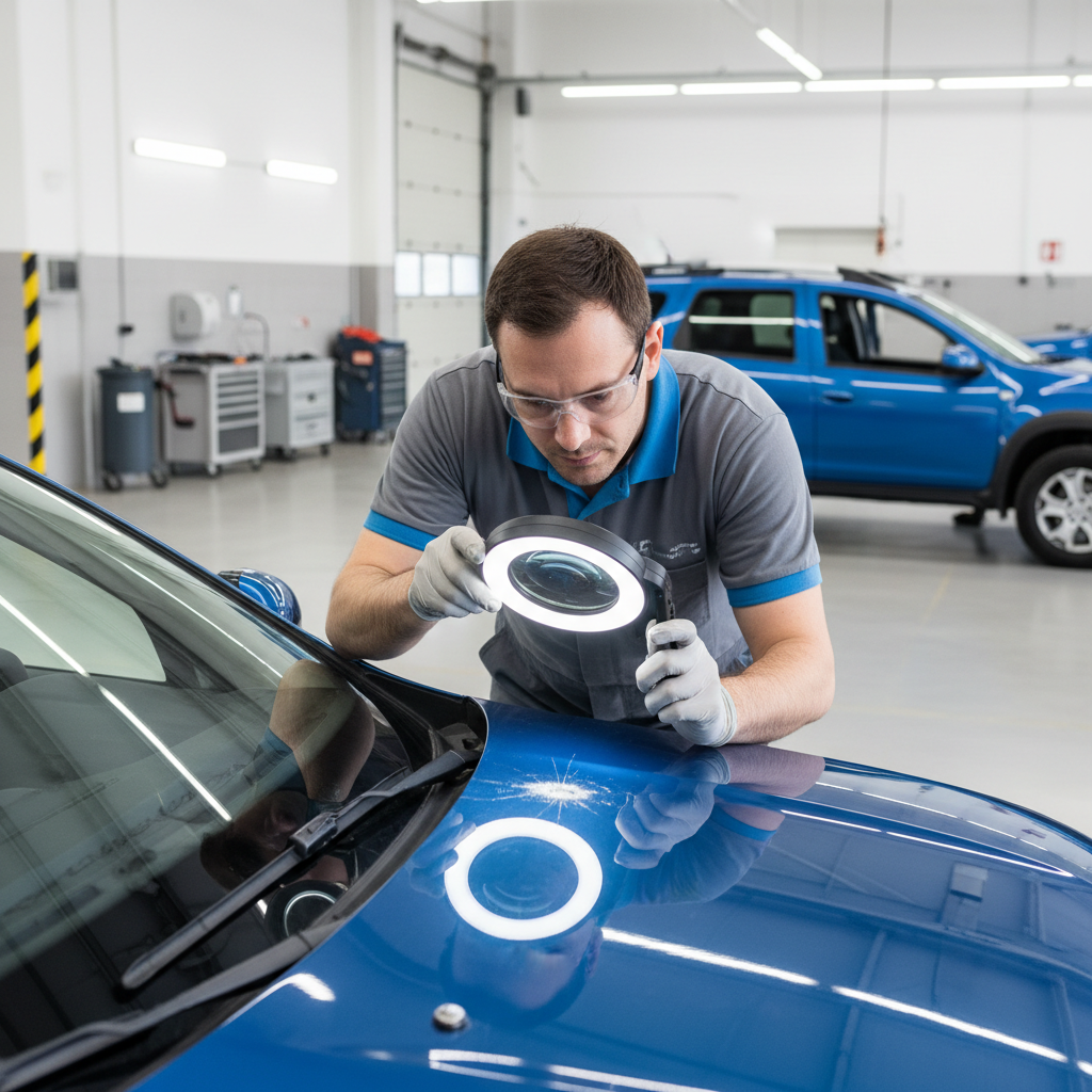 Diagnostic impact pare-brise