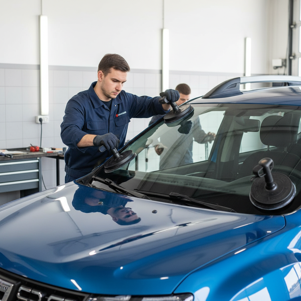 Installation nouveau pare-brise