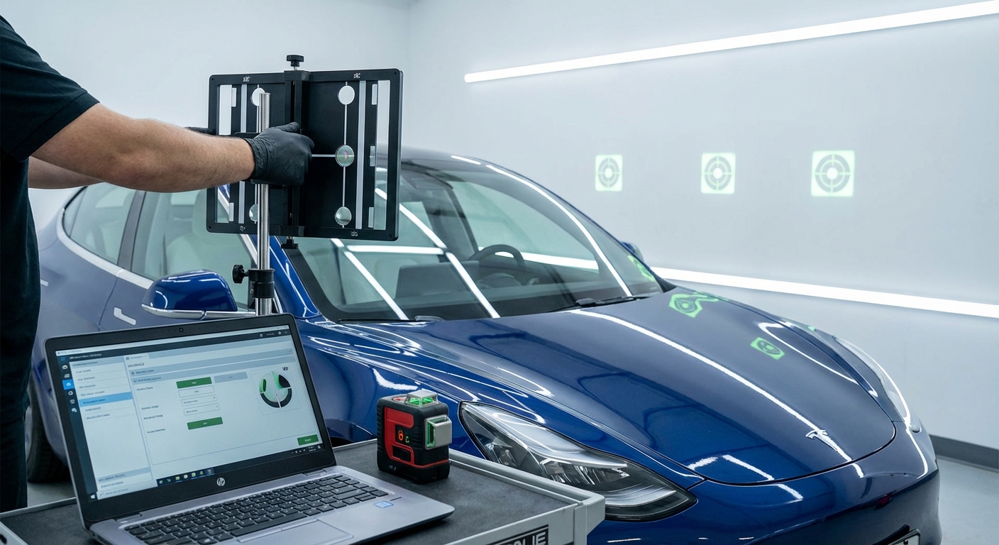 Recalibrage caméra ADAS après remplacement