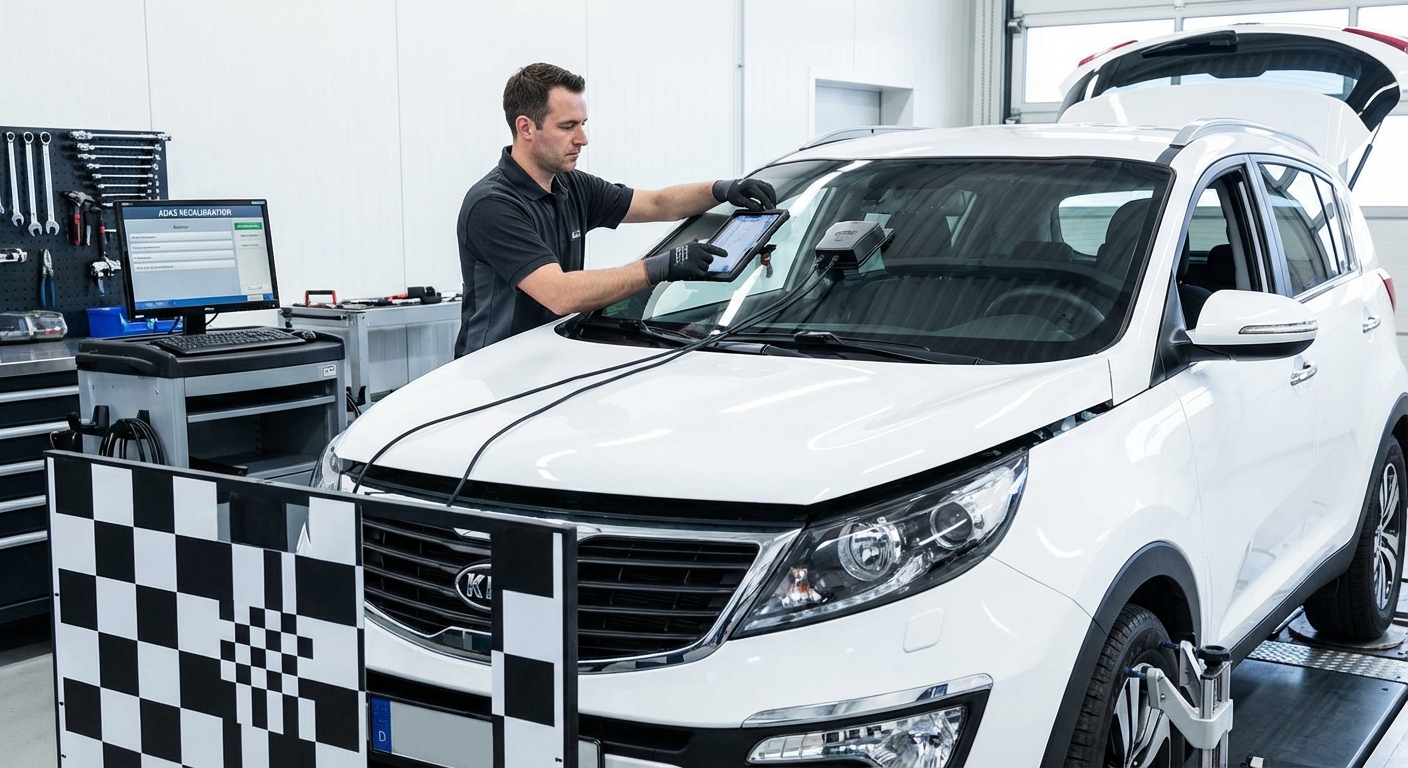 Recalibrage caméra ADAS après remplacement