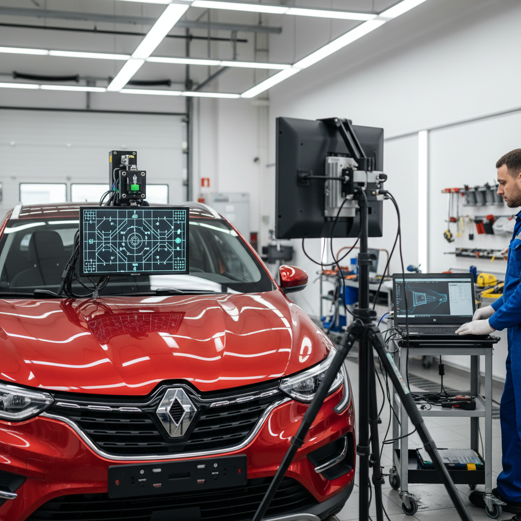 Recalibrage caméra ADAS après remplacement