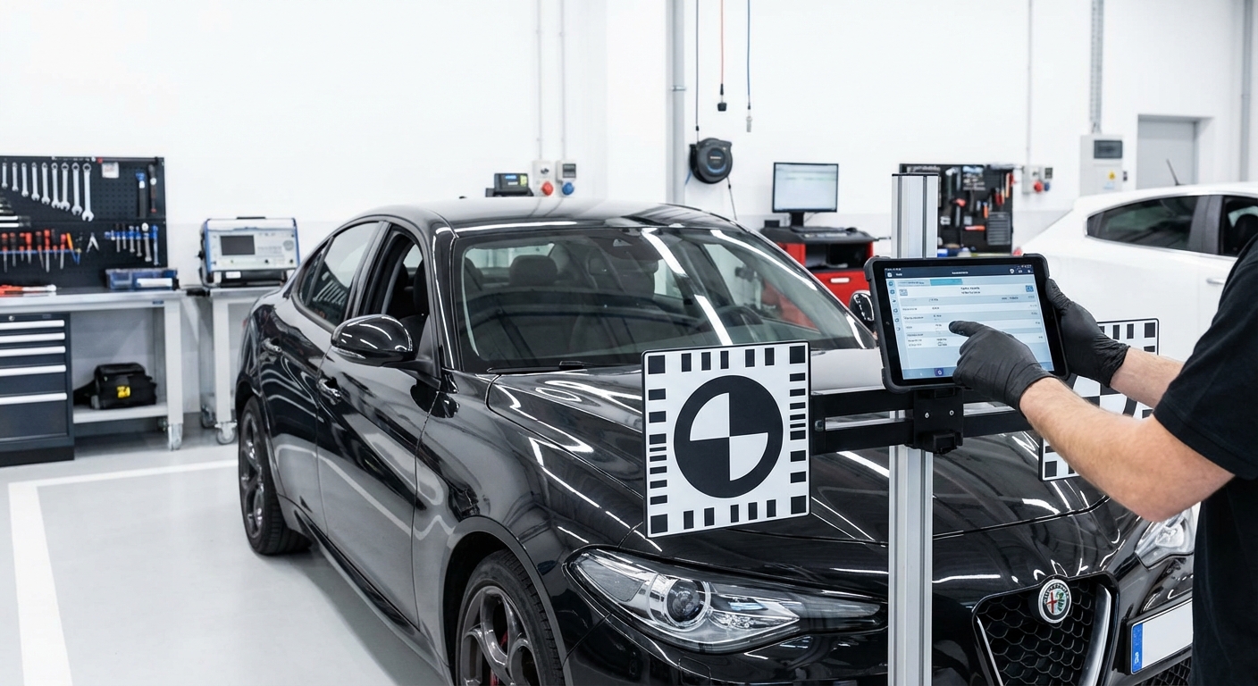 Recalibrage caméra ADAS après remplacement