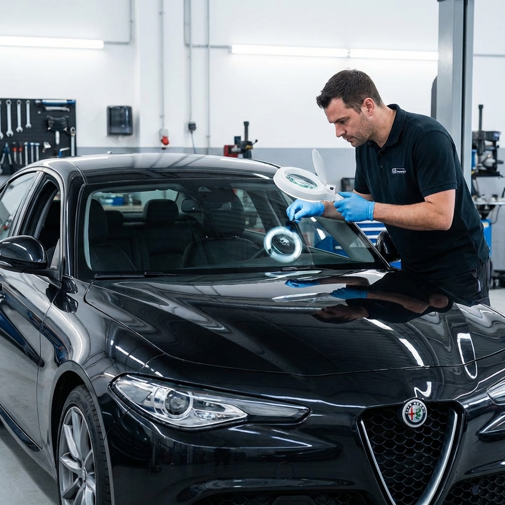 Diagnostic impact pare-brise