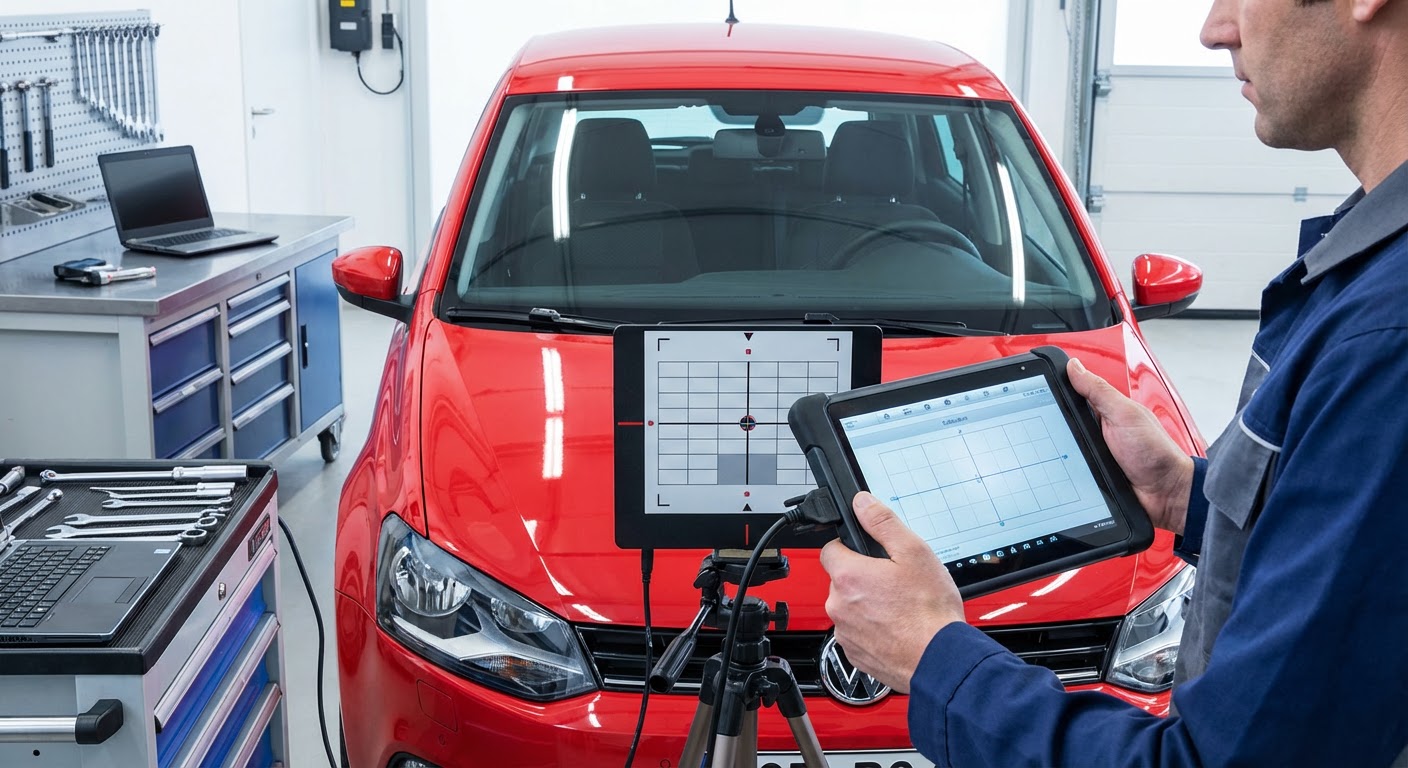 Recalibrage caméra ADAS après remplacement