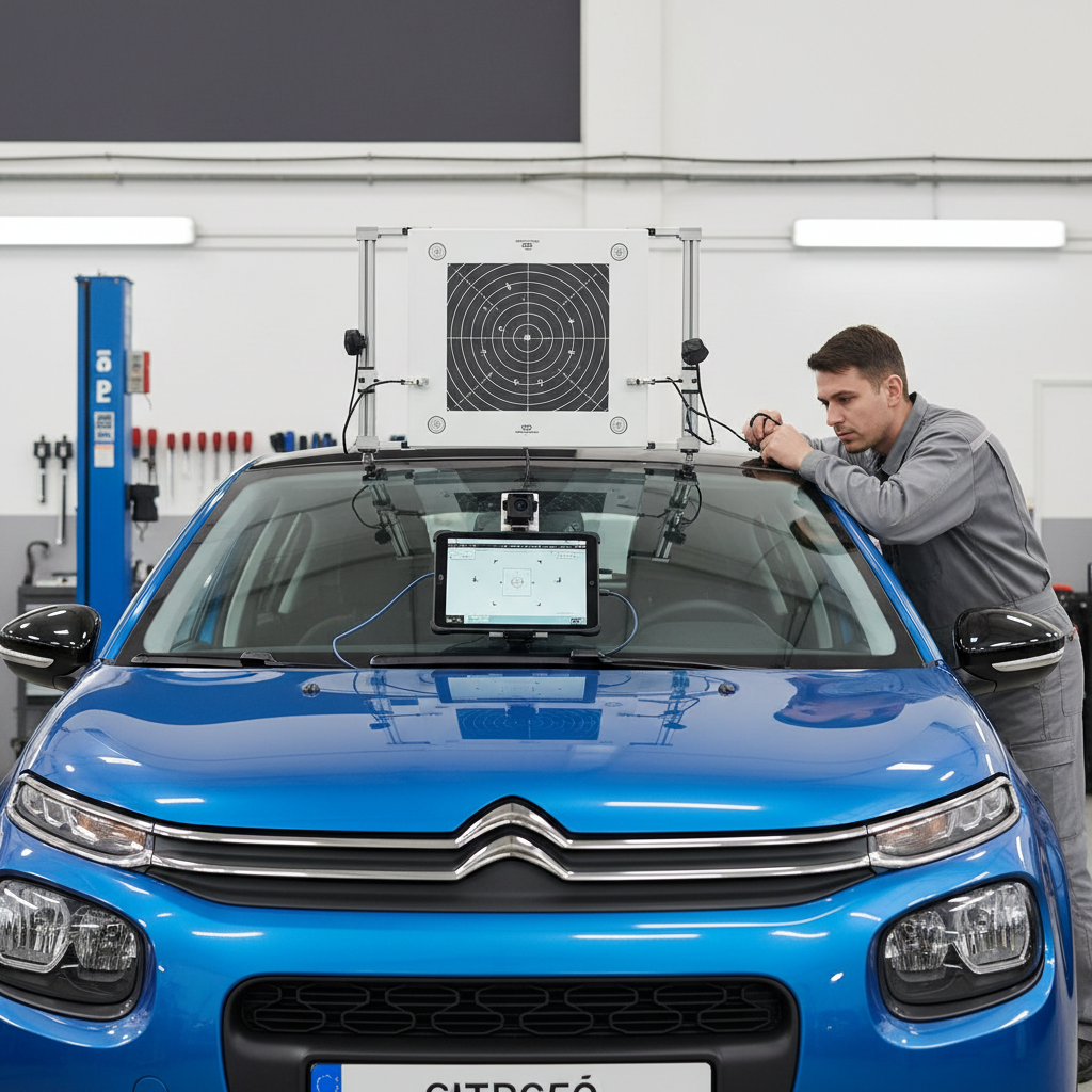 Recalibrage caméra ADAS après remplacement