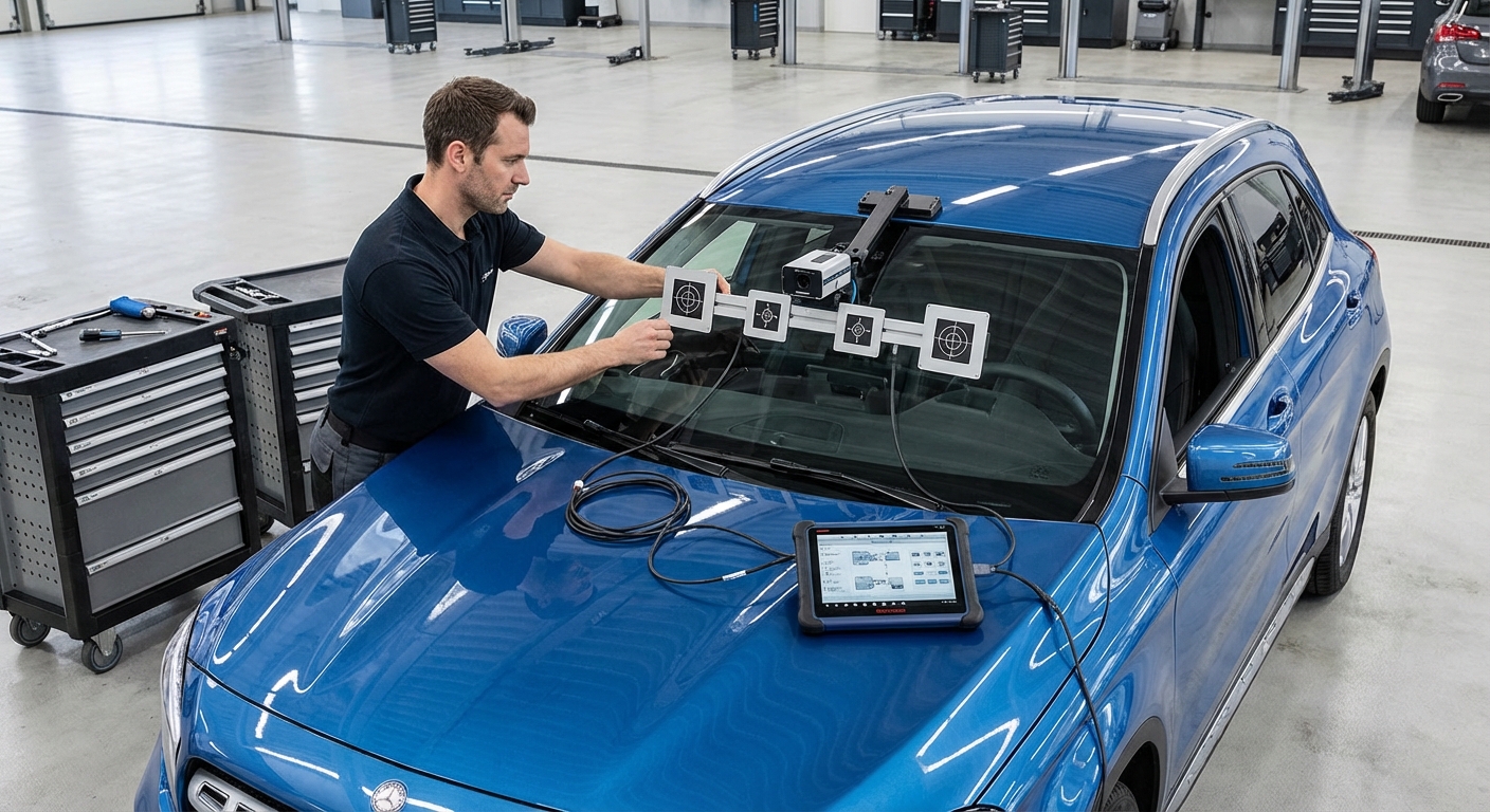 Recalibrage caméra ADAS après remplacement