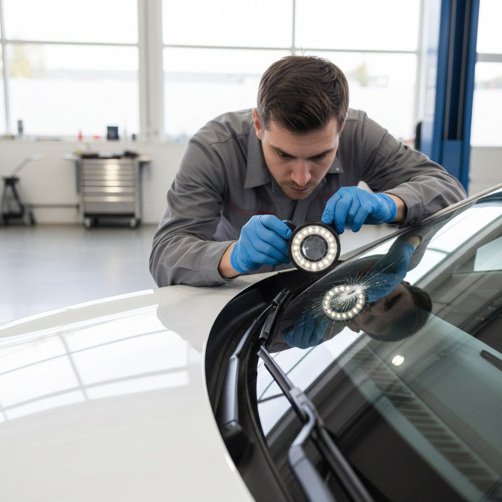 Diagnostic impact pare-brise