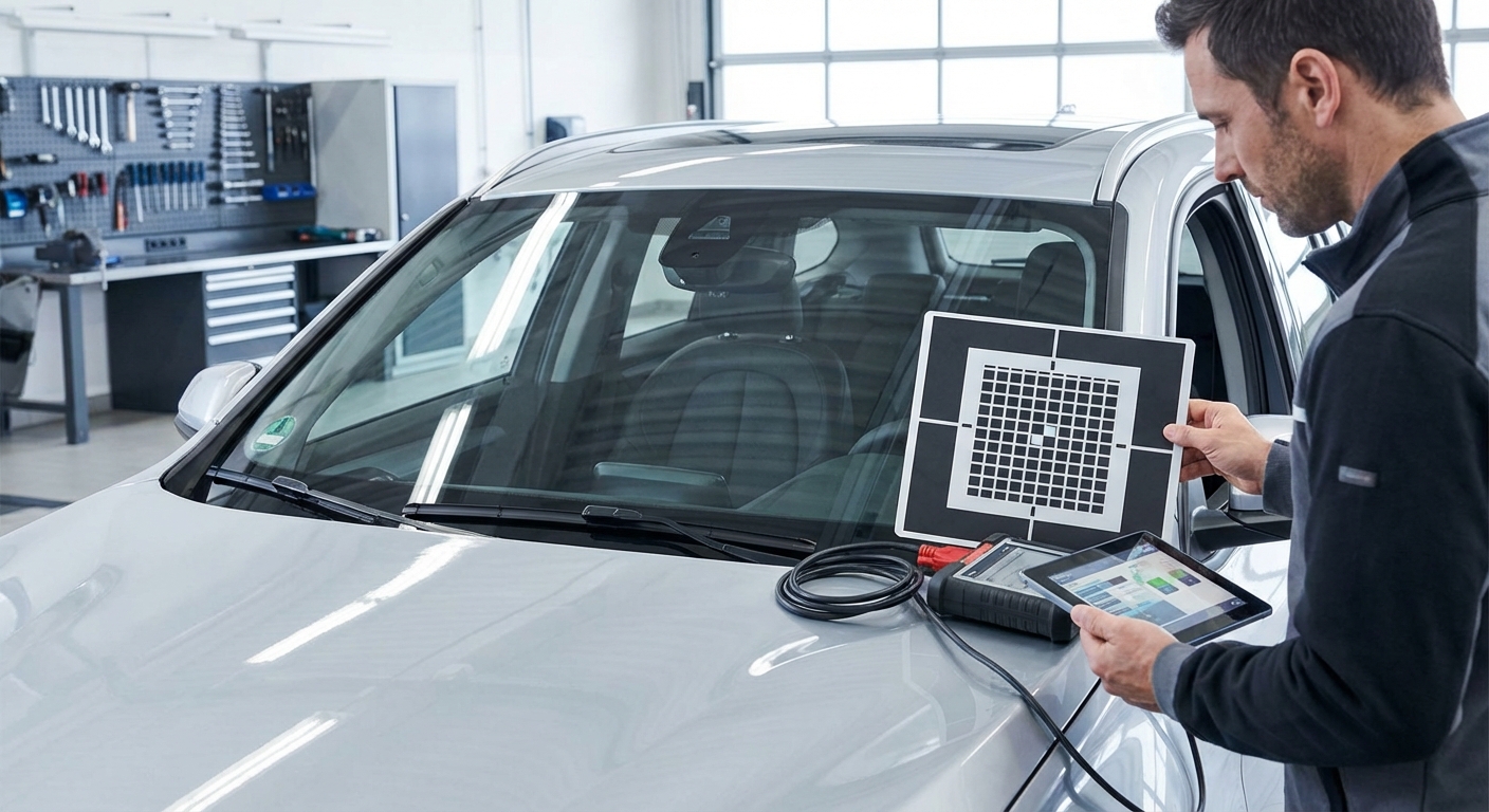 Recalibrage caméra ADAS après remplacement