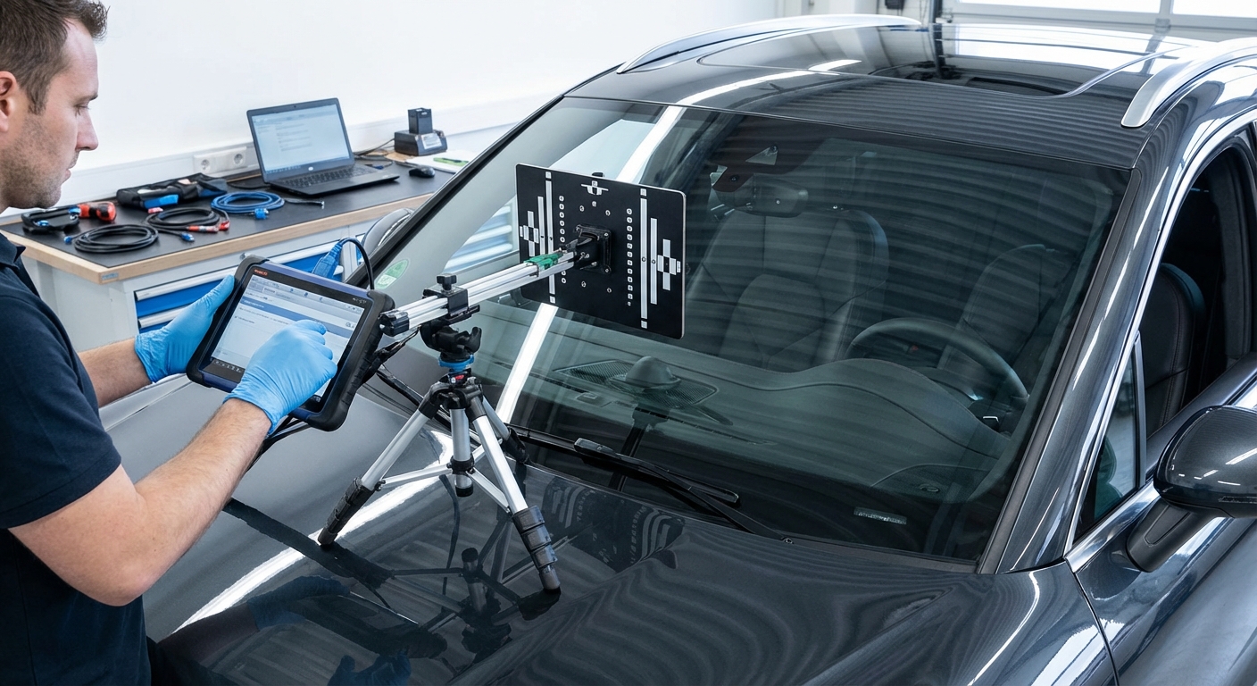 Recalibrage caméra ADAS après remplacement