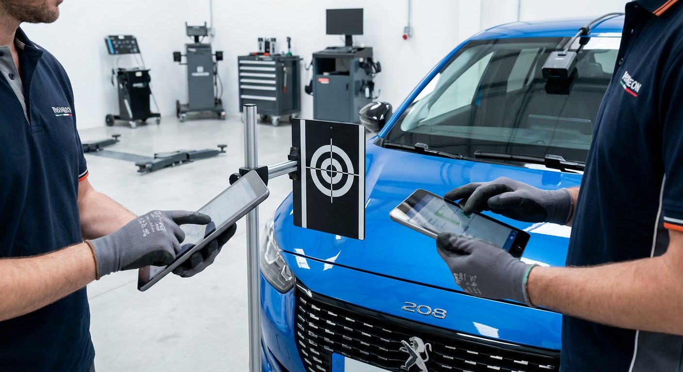 Recalibrage caméra ADAS après remplacement