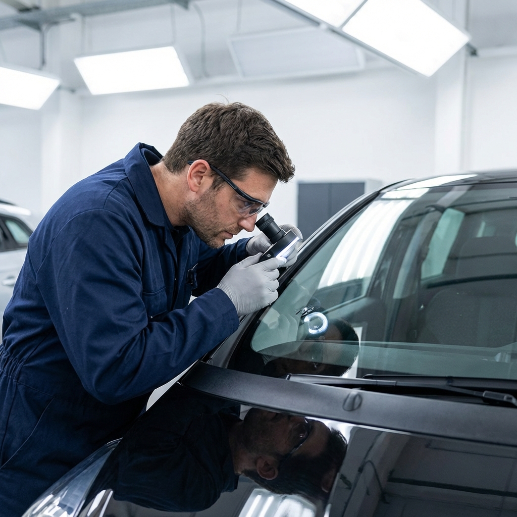 Diagnostic impact pare-brise