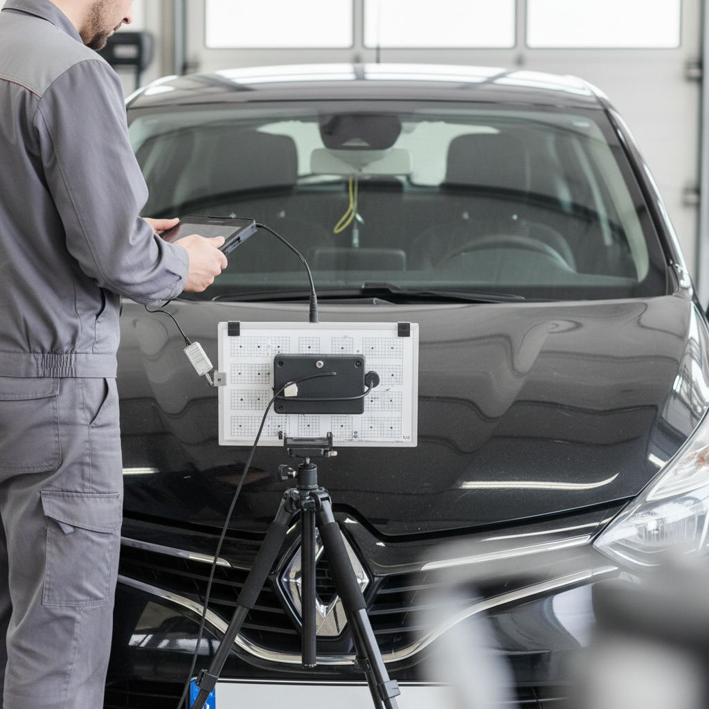 Recalibrage caméra ADAS après remplacement