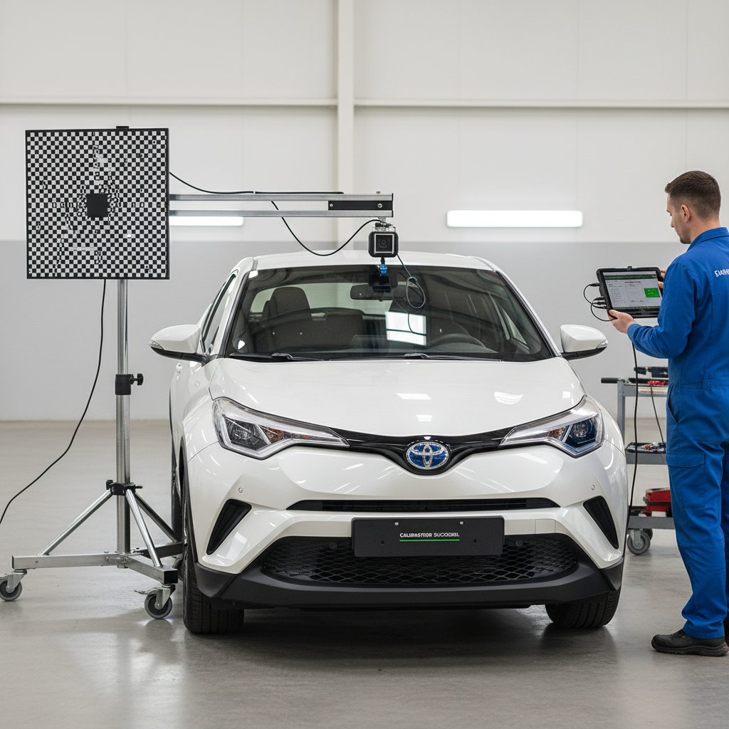 Recalibrage caméra ADAS après remplacement