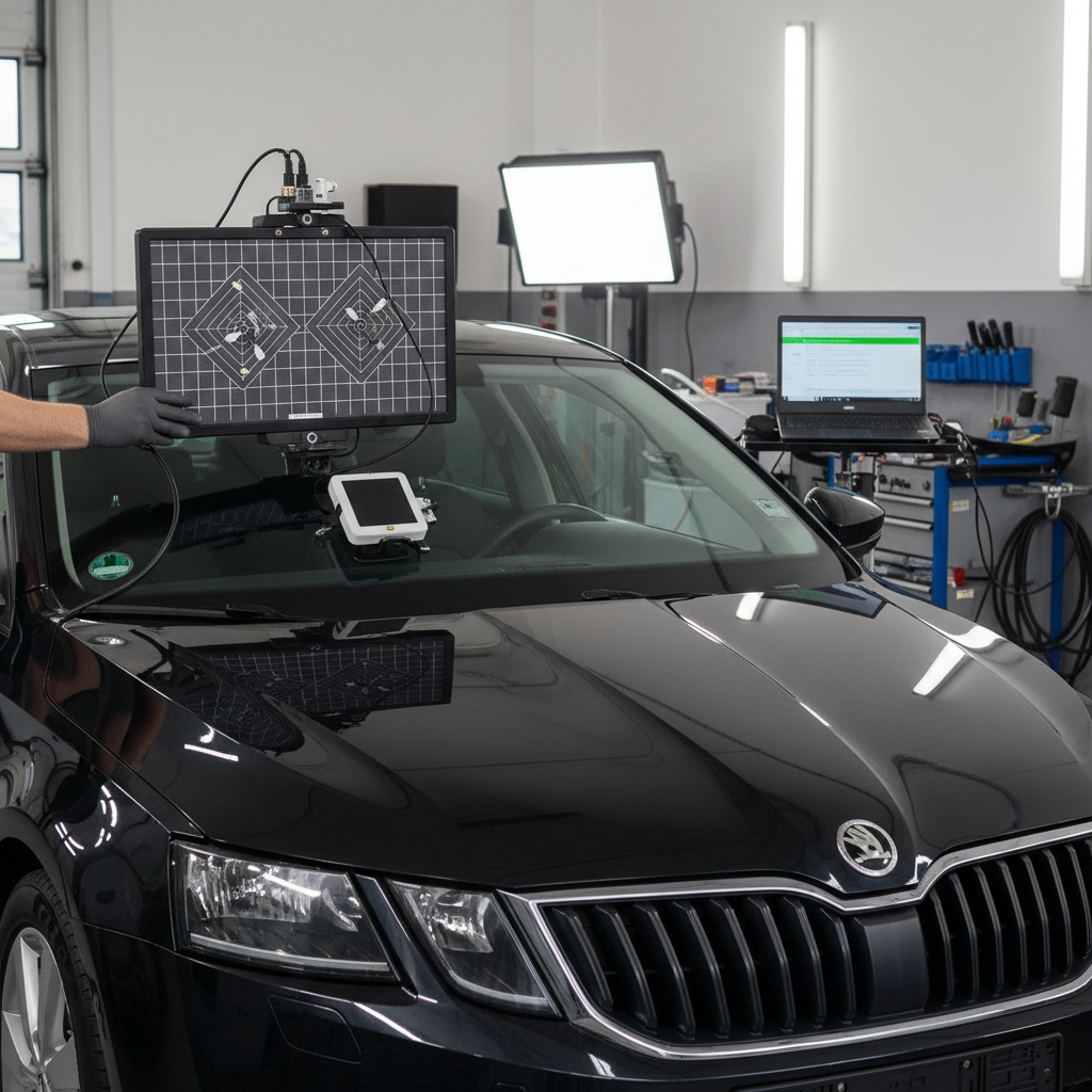 Recalibrage caméra ADAS après remplacement