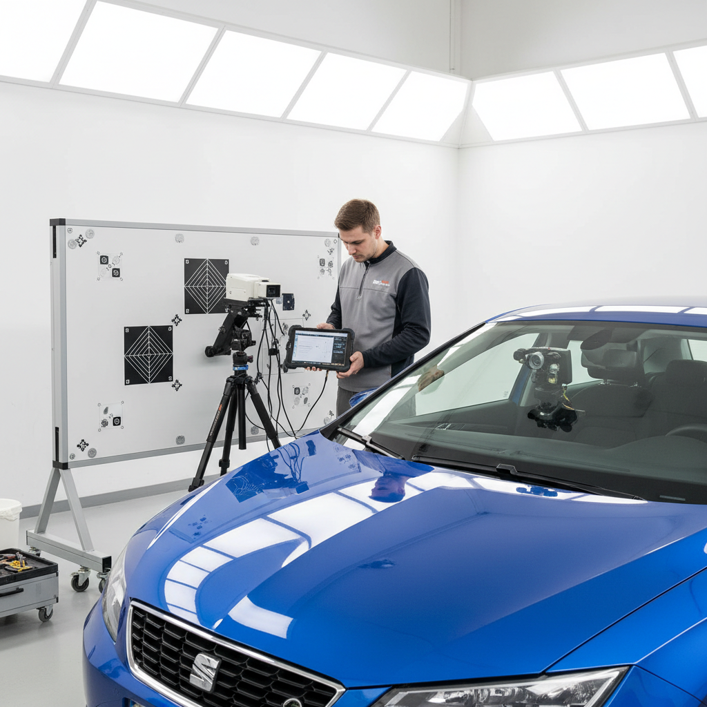 Recalibrage caméra ADAS après remplacement