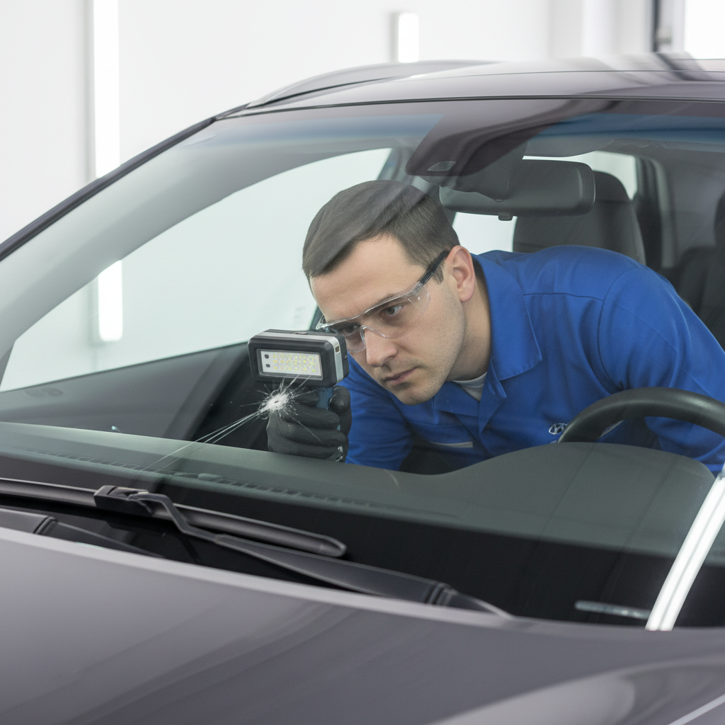 Diagnostic impact pare-brise