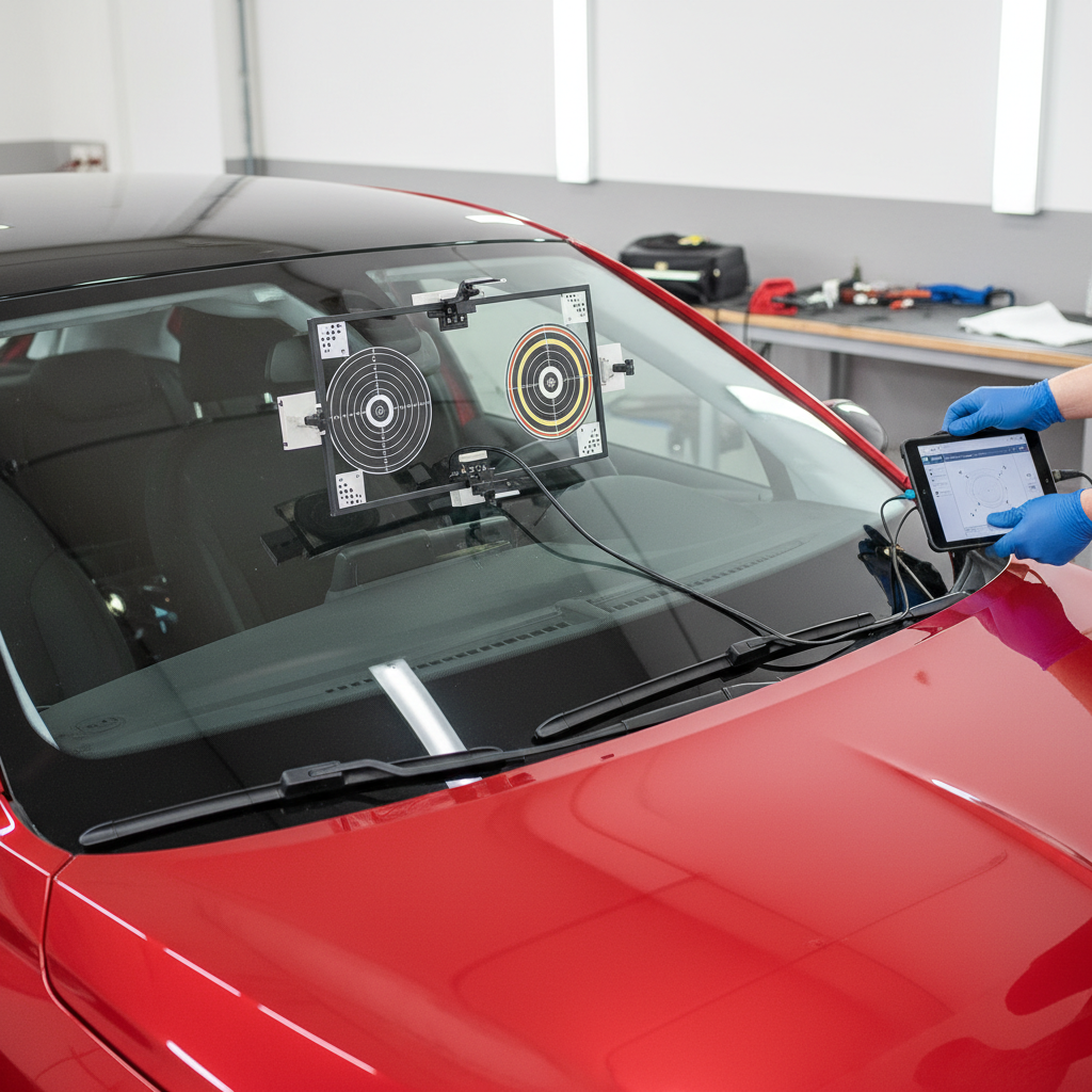 Recalibrage caméra ADAS après remplacement