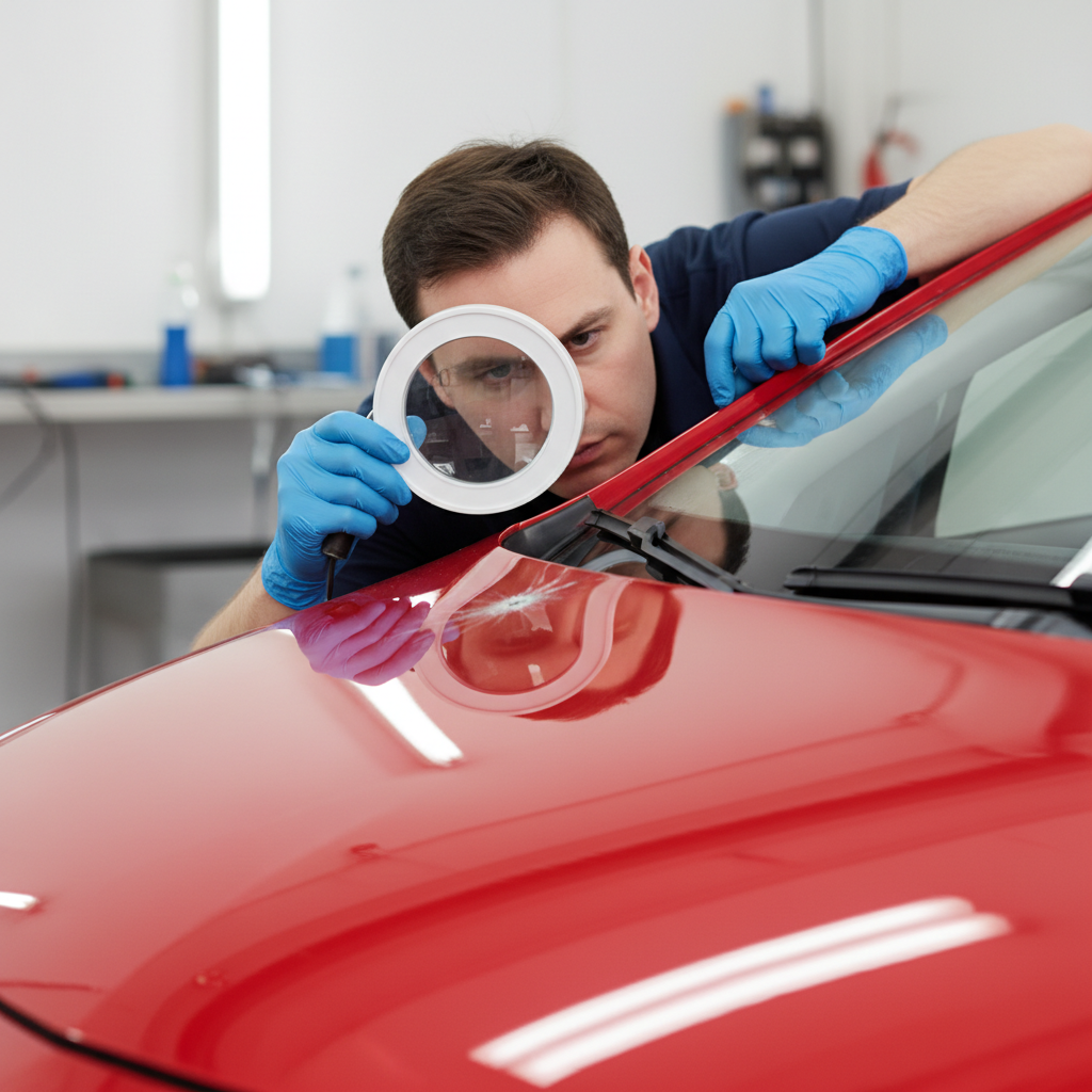 Diagnostic impact pare-brise