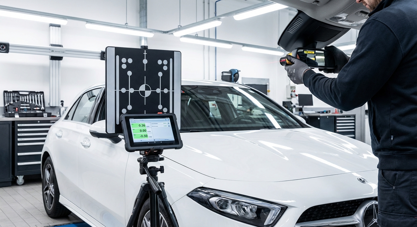 Recalibrage caméra ADAS après remplacement