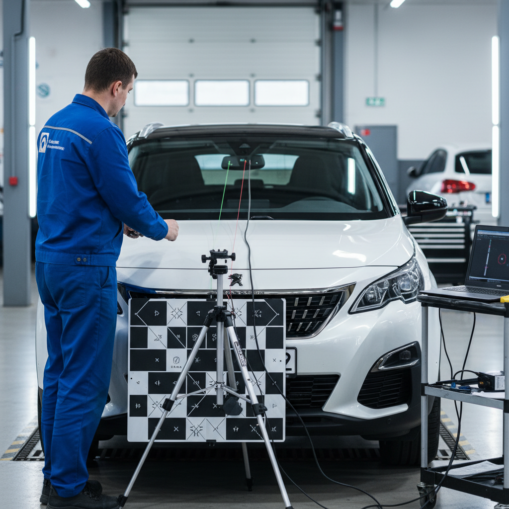 Recalibrage caméra ADAS après remplacement